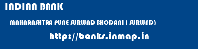INDIAN BANK  MAHARASHTRA PUNE SURWAD BHODANI ( SURWAD)  banks information 